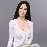 SY-165-92#  TPE-Body Silicone-Head 165cm Natural E-CUP MMI Sex Dolls